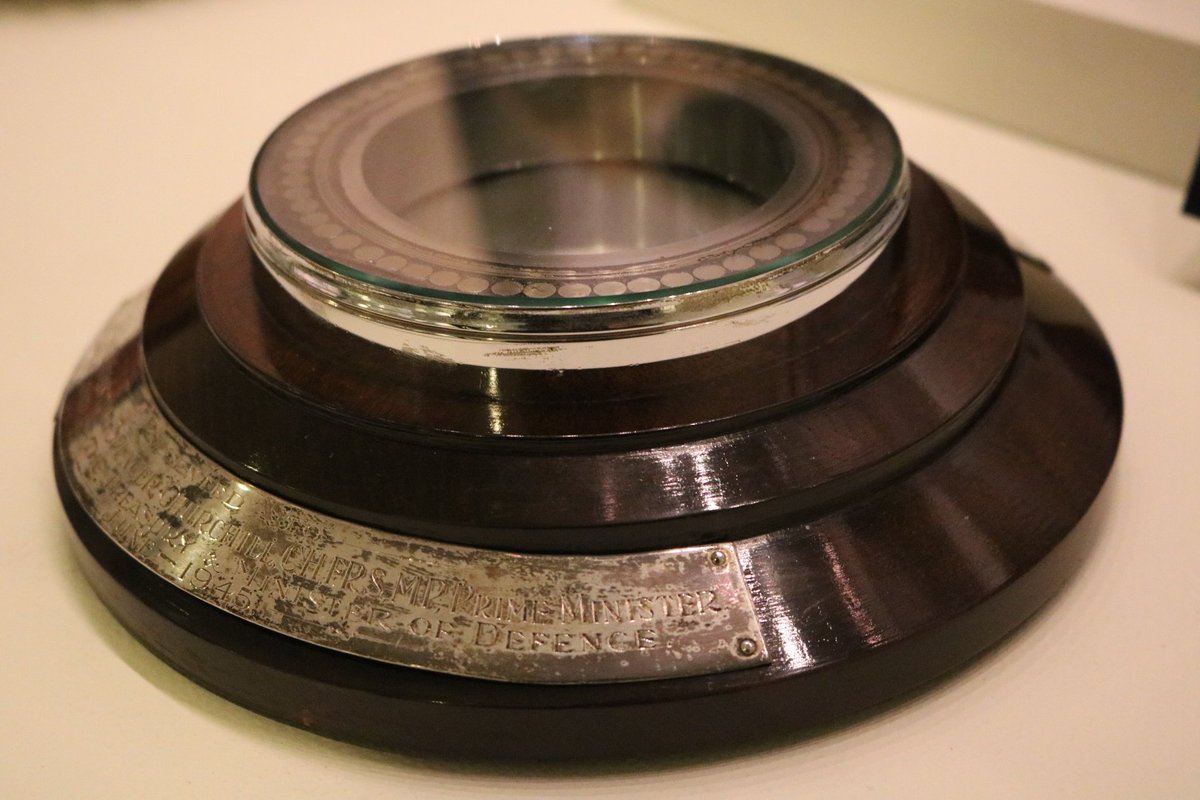 ChartwellNT's tweet image. #OTD 1944 the largest seaborne invasion in history took place, known as D-Day. 
Presented to Churchill in 1945, the object pictured here is a section of the underwater fuel line project named Operation PLUTO (Pipeline Under The Ocean) which worked to keep allied forces supplied.