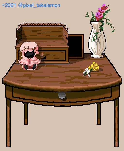 高村檸檬 シャドーハウスドット絵アニメ 010 パンちゃんとエミリコ エミリコの笑顔や天真爛漫さに いつも癒され 考え方にハッとさせられます パンちゃん可愛い 好き 独特のフォルムが愛らしい Pixelart ドット絵 シャドーハウス T Co