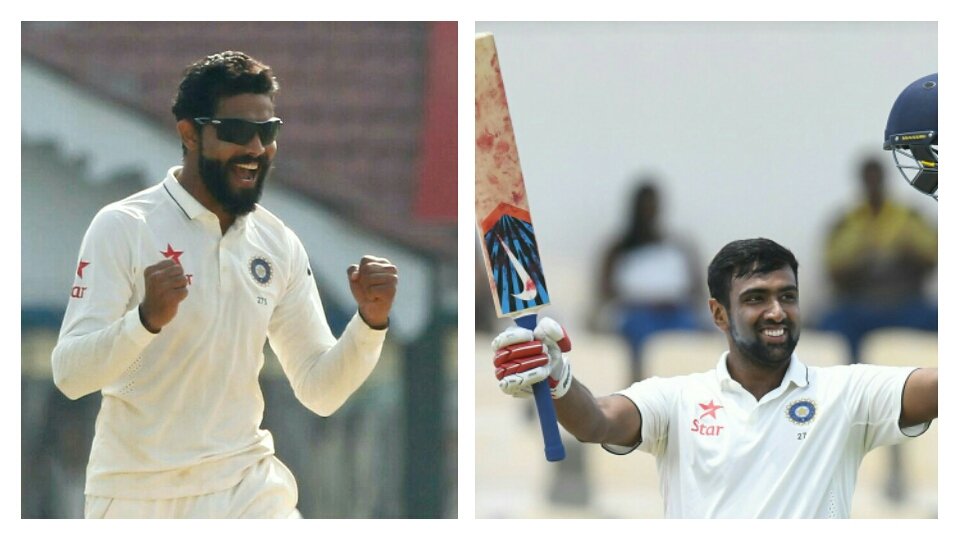 _TheSportsWire's tweet photo. 🏏

You can pick only one all-rounder in your Test team! ☝ 

          🔄 Jadeja               ❤ Ashwin https://t.co/Hz3vneEYDv