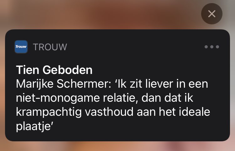 Vandaag in dagblad ‘Trouw’. Ik herhaal: Trouw. 

⁦<a href="/onzetaal/">Onze Taal</a>⁩