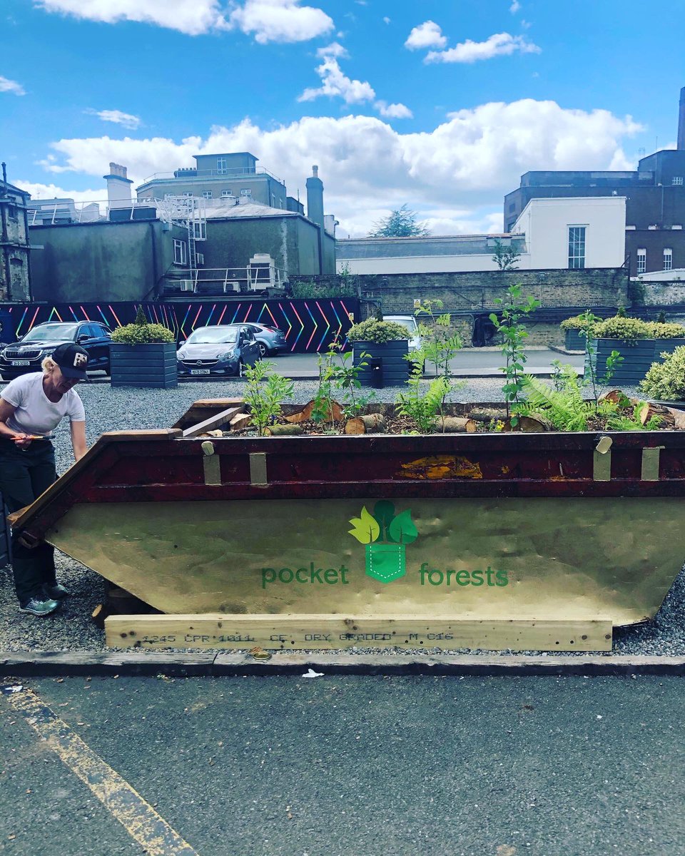 What happens when a skip on its way to be skipped meets two women with power tools and a plan? <a href="/pocketforests/">@pocketforests</a> best seat in the city is at <a href="/TheDigitalHub/">The Digital Hub</a> And that’s just the beginning ...
