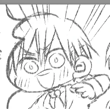 今描いてます 