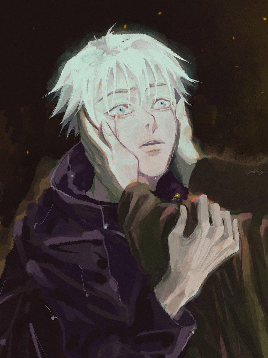 peakerubini's tweet photo. goodbye, satoru https://t.co/0lXNH4FcDa