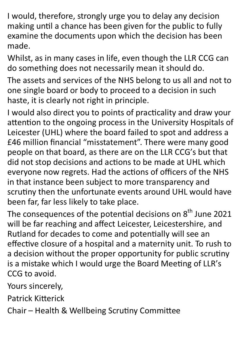 Save Our NHS Leicestershire tweet media