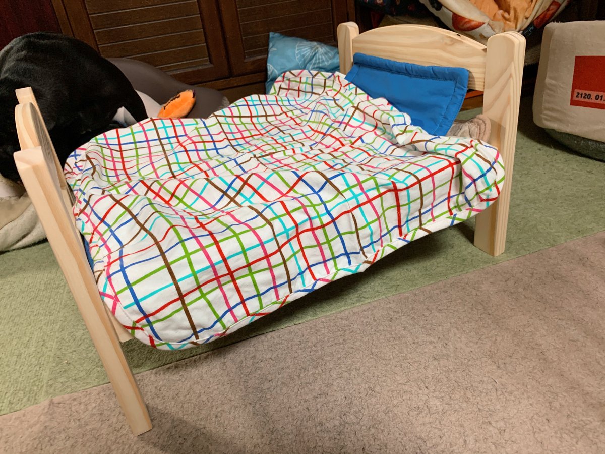 Ikeaのぬいぐるみベッド