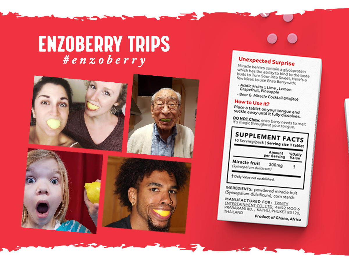 New Miracle Berry Tablets by Enzo #enzoberry #mberry #miracleberry #challange #sourtosweet - Grab 20% Discount on your first purchase :: enzoberry  
Prime Delivery: bit.ly/mberry21