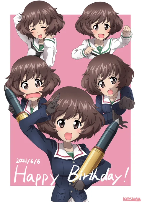 #秋山優花里生誕祭
#秋山優花里生誕祭2021 

お誕生日おめでとう～🎂
表情豊かなゆかりんセット 