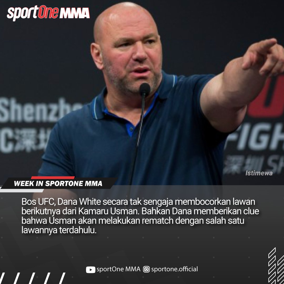 tvOneNews's tweet photo. Berikut berita - berita yang terjadi di dunia MMA & dunia boxing, dimana ada pertarungan fenomenal antara Floyd Mayweather melawan Logan Paul, hingga bocornya lawan berikut dari Kamaru Usman.
Selengkapnya saksikan di https://t.co/OwYKMOjHDW
.
#sportOneMMA #weekinsportone #UFC https://t.co/ZNlcoqRJla