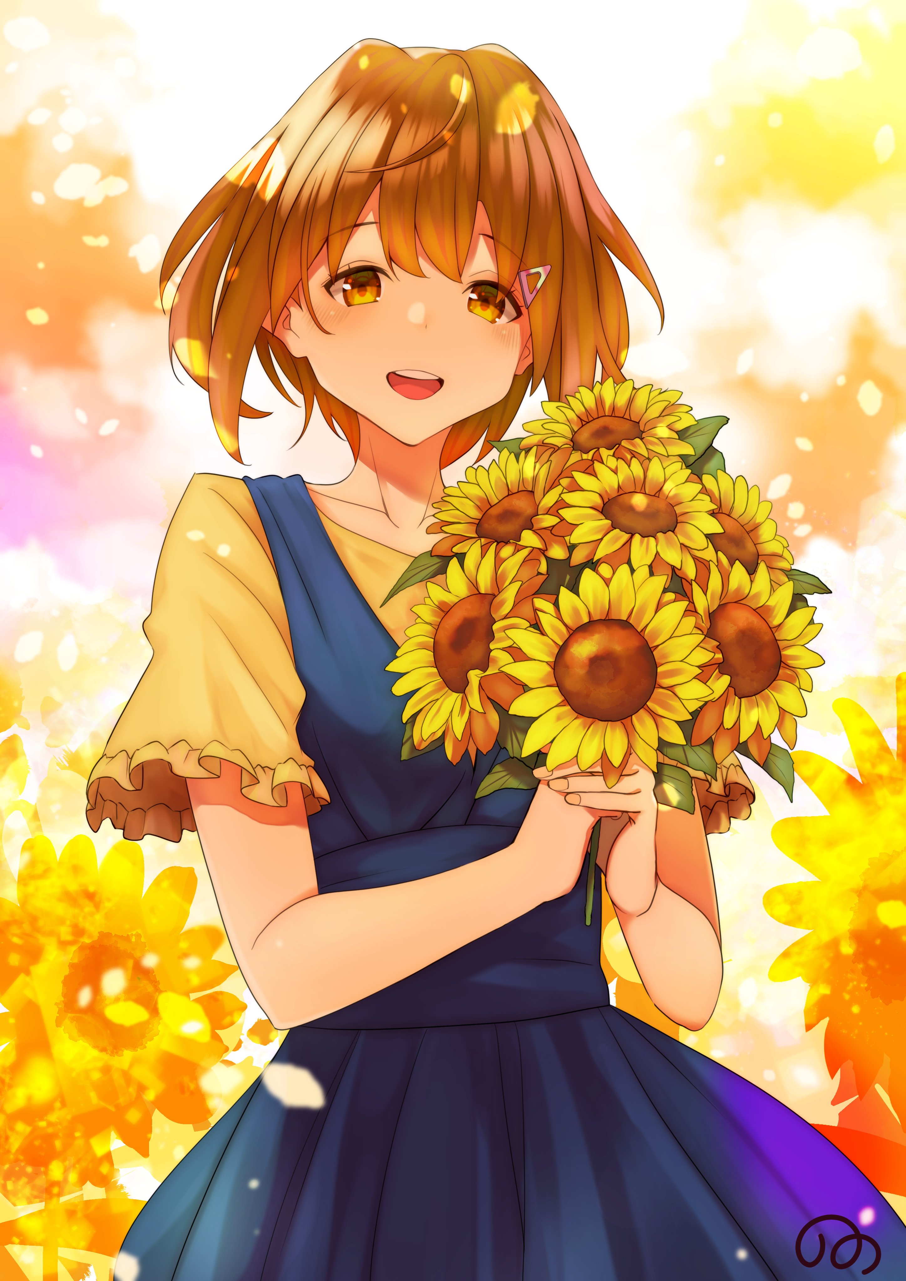 のの A Twitter 笑顔の花 私の絵柄が性癖に刺さる人に届いてほしい イラスト好きな人と繋がりたい オリジナル T Co Rndd2cygeg Twitter