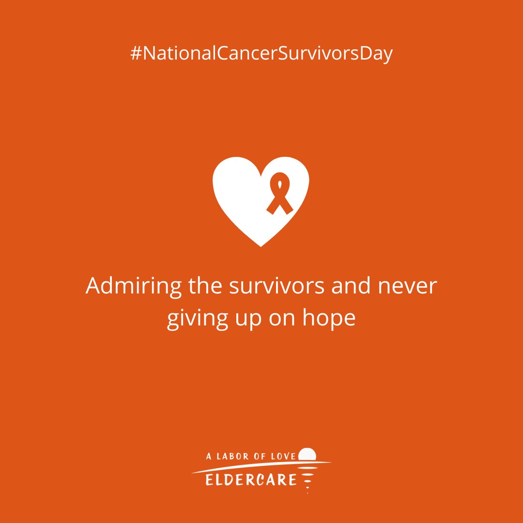 AgingAnswers's tweet photo. Happy #CancerSurvivorsDay ๐
Today we celebrate life and want to encourage those who are going through the cancer journey. ๐
#nationalcancersurvivorsday #cancer #fightcancer #beatcancer #cancerawareness #cancerwarrior #Agingprocess #Caregiving #AgingAnswers https://t.co/qzTamEw14x