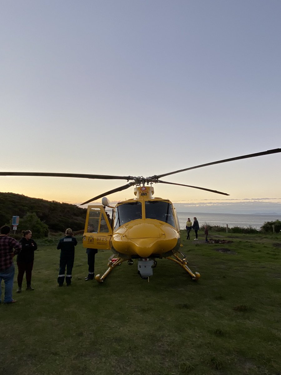 Yet again our AMAZING volunteer ambos worked  like Trojans with a quad bike rider in a crash at House Beach - a difficult spot to get to  - RAC helicopter ensured he was away to hospital in quick time THANKS TO ALL INVOLVED #fb #Rac #SJA https://t.co/zrk8SWD1Tw
