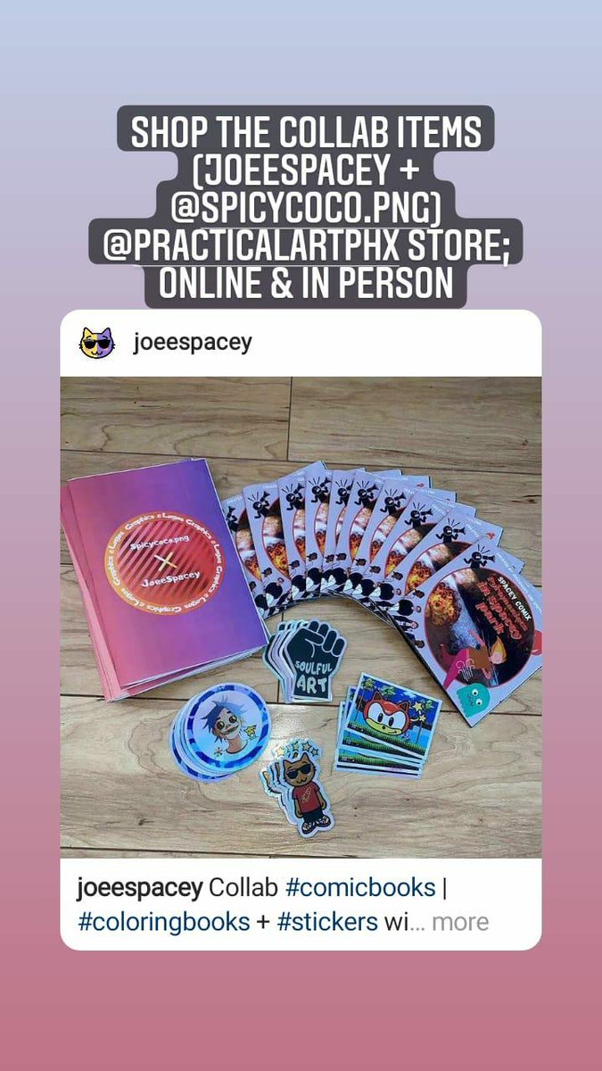 joeerocket's tweet image. Shit is selling mane 🙏
Go checkout the merch that&apos;s in the Practical art store in Phoenix, you don&apos;t have to be a local to cop from them!
practical-art.com/stickers-games @JoeeSpacey 
#phoenix #practicalart
