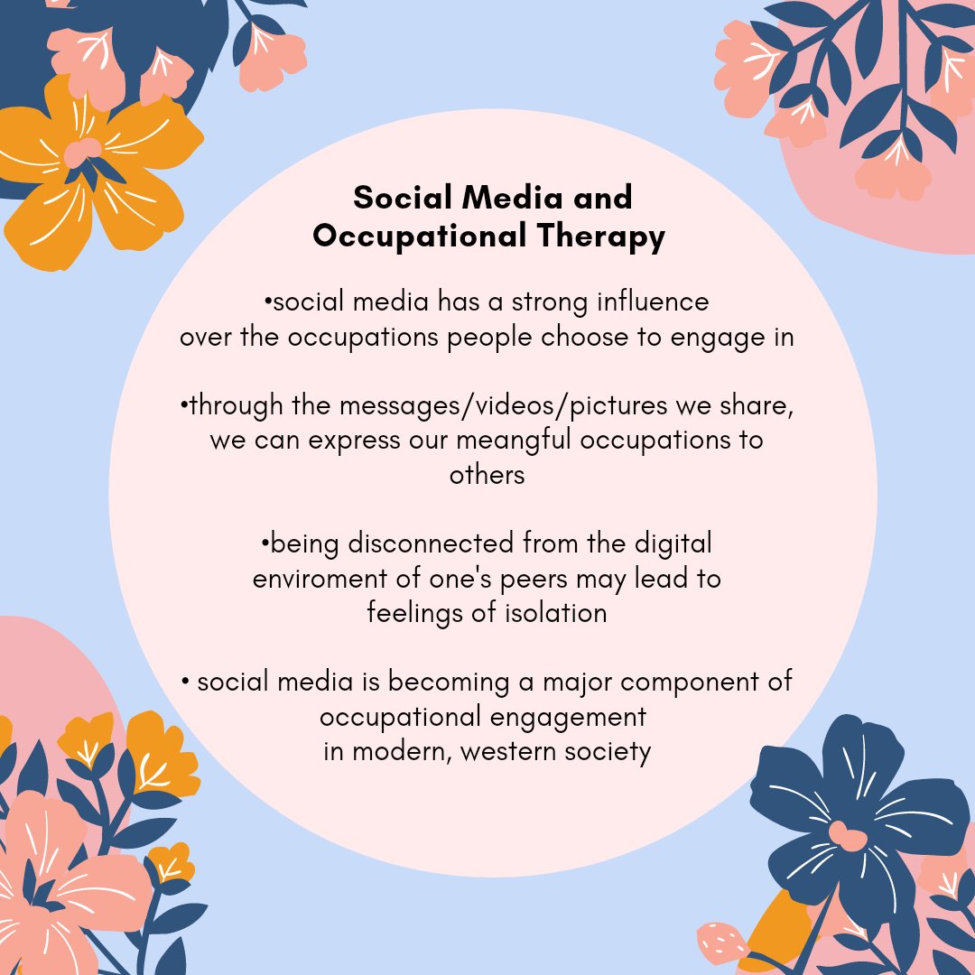 Whilst working on my placement project this week, I met with some other students to discuss the impact of digital enviroments. I have been reflecting on this in relation to occupational therapy, and I am really fascinated by the potential of the profession in this area!