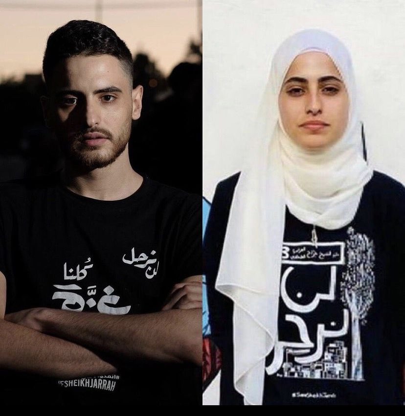 Not only has the Israeli court been working with Israeli police and settlers to drive Palestinian families from their homes through all forms of violence, but two youth who despite the violence managed to extend their voice to show this horror are now being detained.