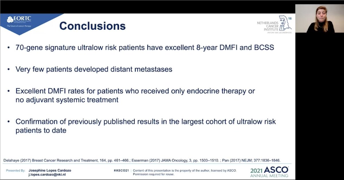 kevinpunie's tweet photo. #ASCO21 @OncoAlert #MINDACT #ultralow
excellent outcomes extend to pts with high clinical risk or its who received only ET or no adjuvant systemic Rx https://t.co/7vbbPo9iux