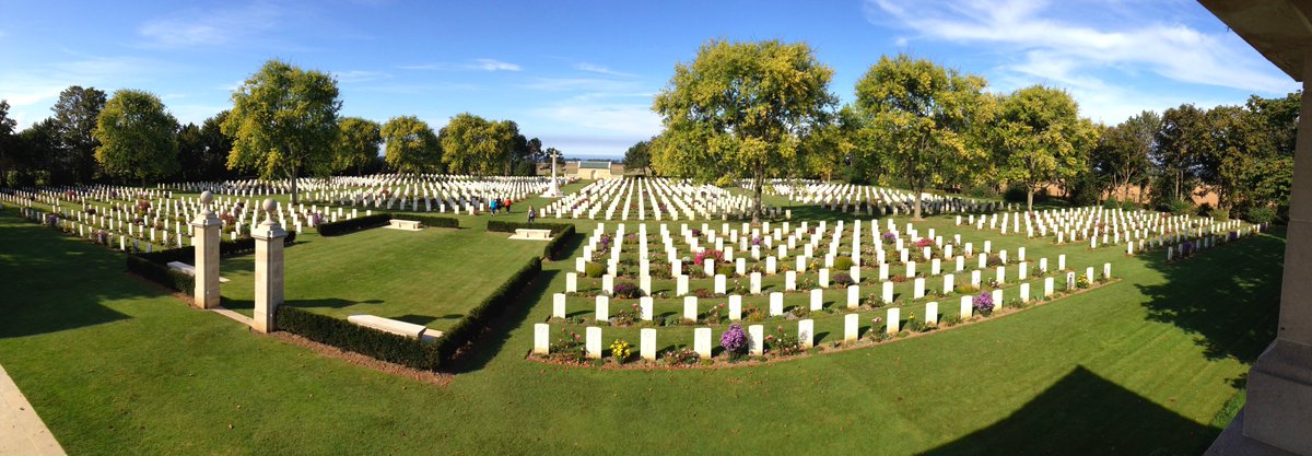 The Canadian War Cemetery at Beny-sur-Mer. The final resting place for soldiers who landed on Juno Beach, 77 years ago today -- D Day. Let us never forget.