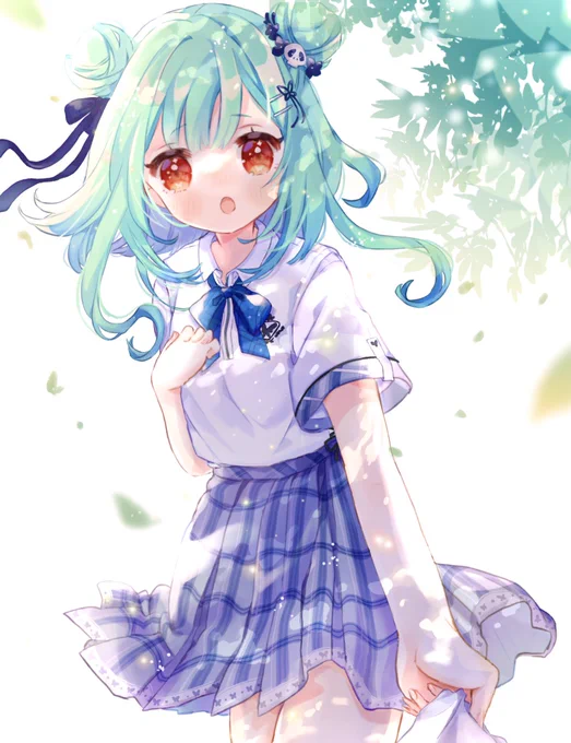 #絵クロマンサー #潤羽るしあ 
「まって」 