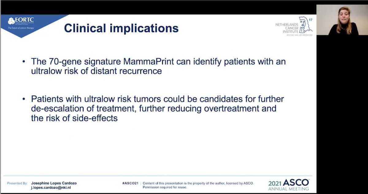 kevinpunie's tweet photo. #ASCO21 @OncoAlert #MINDACT #ultralow
excellent outcomes extend to pts with high clinical risk or its who received only ET or no adjuvant systemic Rx https://t.co/7vbbPo9iux