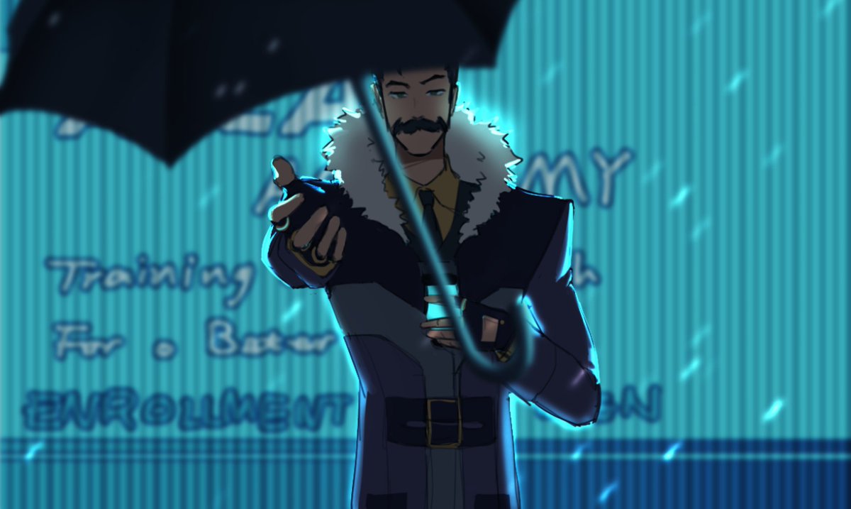 Long time no see, guys🤣🤣
Zimbo and I still miss Watts, so she keeps drawing Watts' staff.😌
（Art by Zimbo）
#RWBY #ArthurWatts