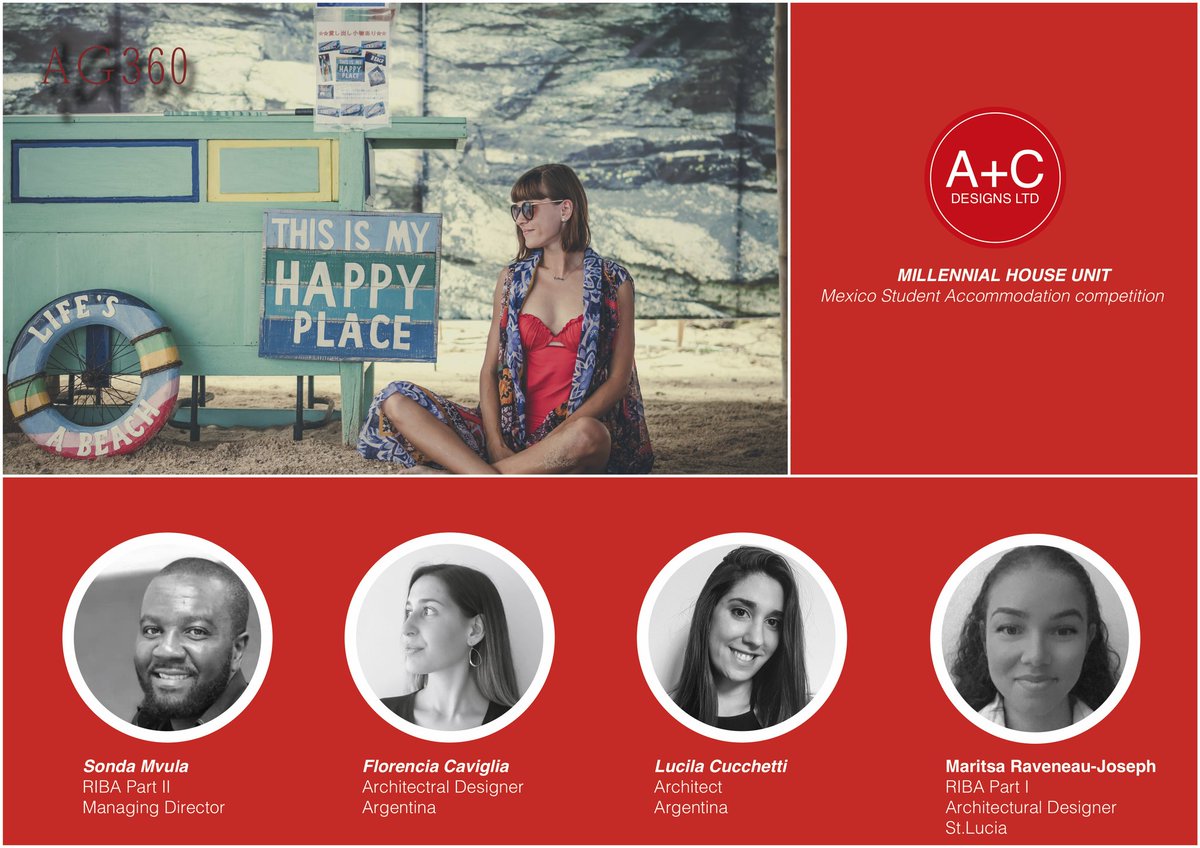 aandcreatives's tweet photo. Well done to Florencia Caviglia (Argentina), Lucila Cucchetti (Argentina) and Maritsa Raveneau-Joseph (St.Lucia) for submitting work for AG360 in Mexico (Student Accommodation) https://t.co/aG8CJWasUH
