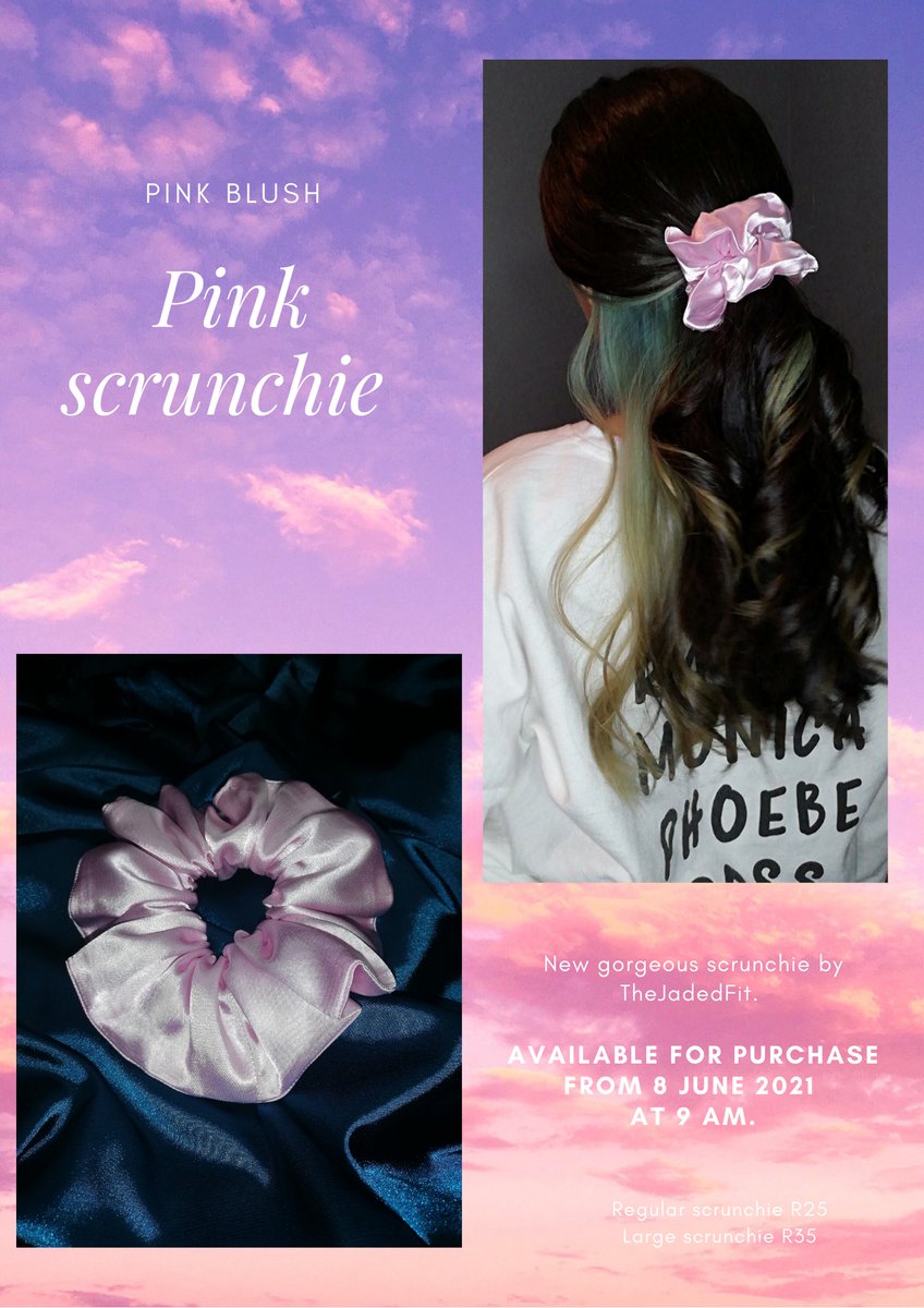 The Blush pink scrunchie making an appearance 🌸😊
#TheJadedFit #pink #scrunchielove
