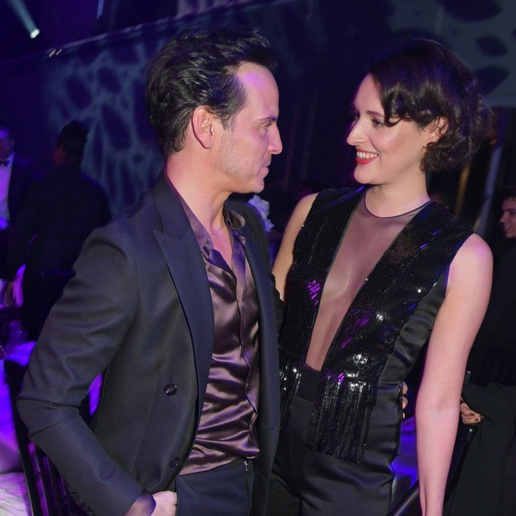 oocandrewscott's tweet photo. i believe in andrew scott and phoebe waller-bridge supremacy https://t.co/DwLYY8hQRE