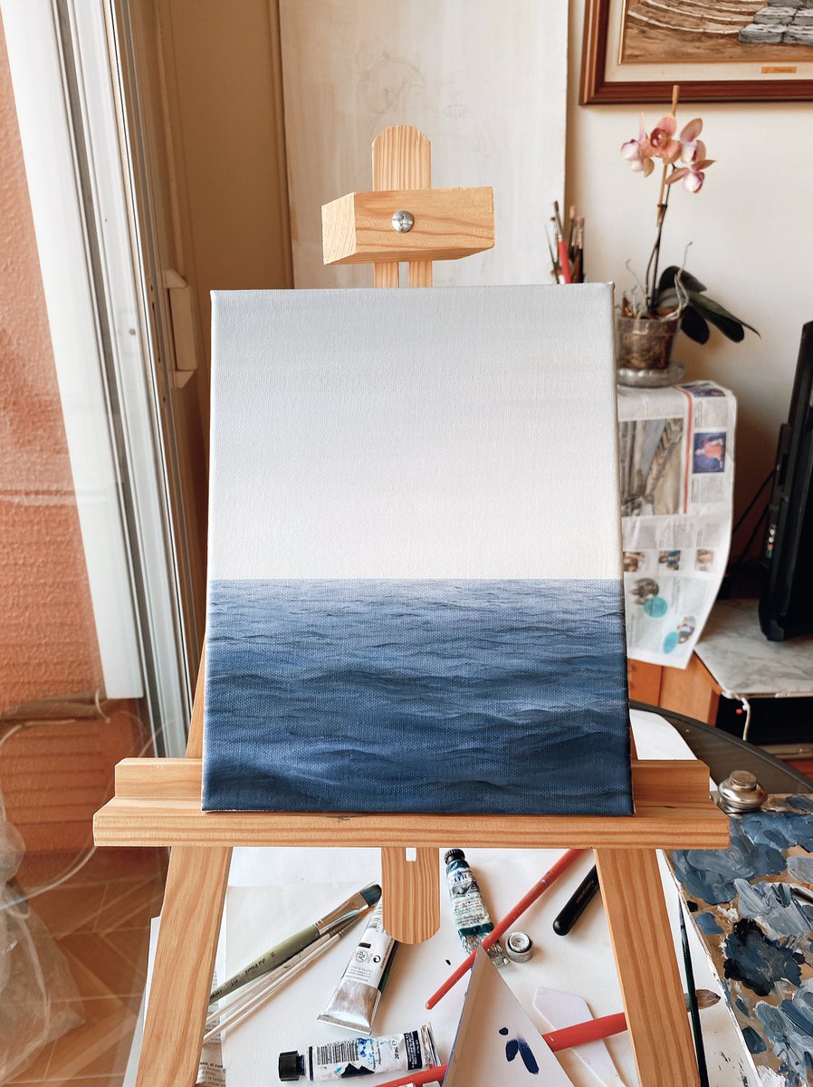 annflxke's tweet photo. <3 pintando el mar con óleos por primera vez https://t.co/T0ZZ6CY3aJ
