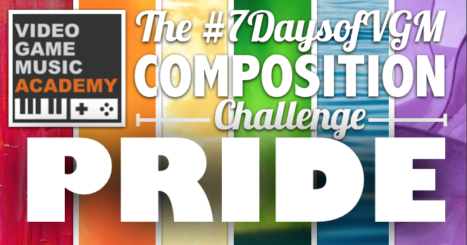 VGMAcademy's tweet image. TOMORROW: #7DaysofVGM begins again, and this month we're celebrating #PrideMonth2021 with a #pride-themed #gameaudio challenge! Join hundreds of composers as we write new #gamemusic everyday for 7 days straight - no excuses. SIGN UP: vgmacademy.com/7days
