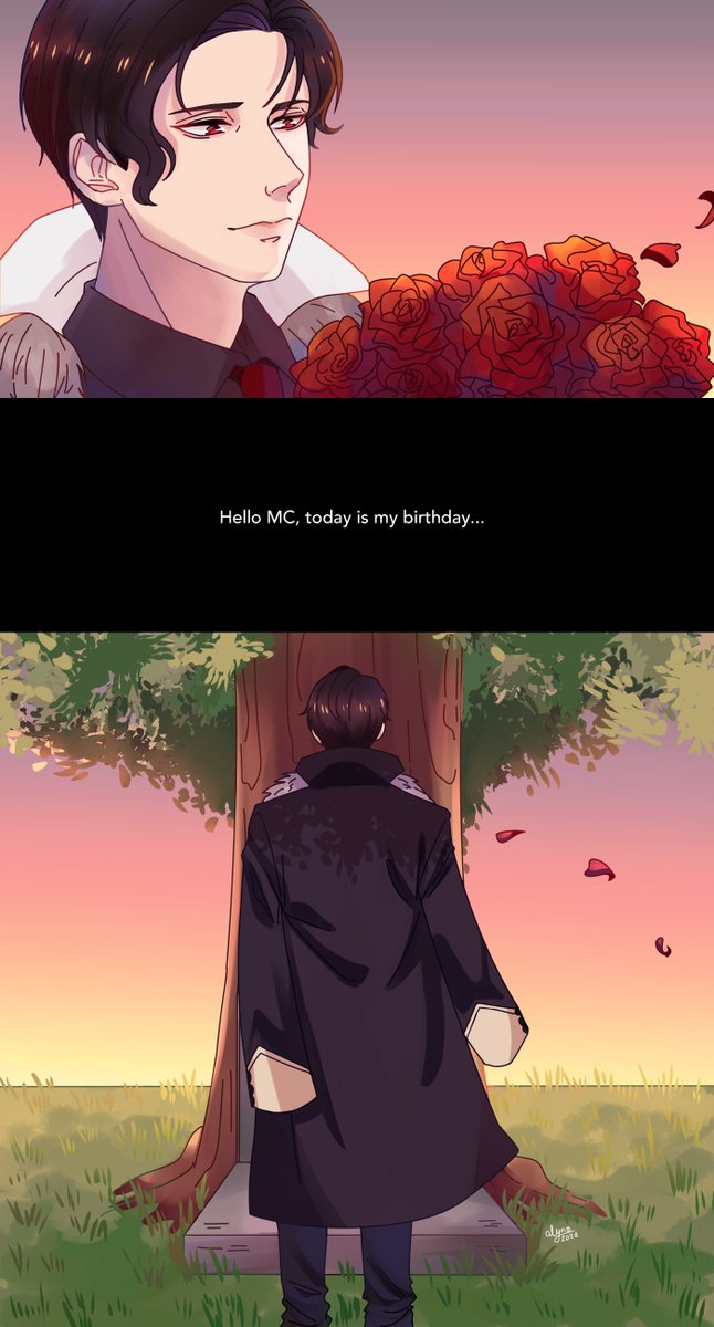 luciferbirthday's tweet photo. Lucifer's birthday has never been important enough to him to remember... 💐
Collab between @cerise_noire8 and @faikittyy !

Read the fic: https://t.co/W3ydOBs4I7

#OMLuciferbirthday #ObeyMeBD #HappyBirthdayLucifer #Obeymelucifer #obeyme https://t.co/4dwg9fVfoy