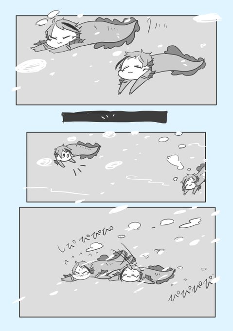 🐬🤝🦈
※稚魚注意 