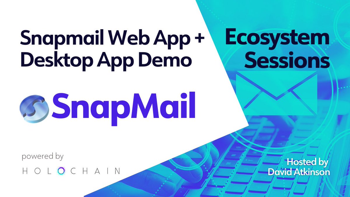Holochain's tweet image. #HolochainEcosystemSessions

📬 Watch the demo of SnapMail to see what&apos;s possible in an open-source P2P email app based on Holochain!

✅ Watch Now:
youtu.be/DMV5mqtgH_E

#PoweredbyHolochain #DistributedApps #Holochain