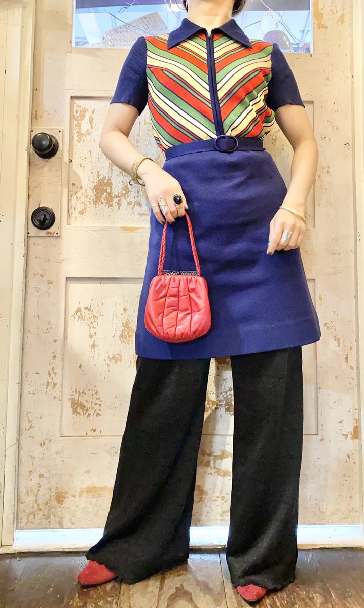Chojugiga على تويتر New Arrival ワンピース レトロなカラーリングが可愛い1枚 パンツスタイルで大人レトロなコーデに All Clothing 50 Off開催中 通販可能 お問い合わせはdmへお願い致します 札幌 古着屋 ワンピース レトロ