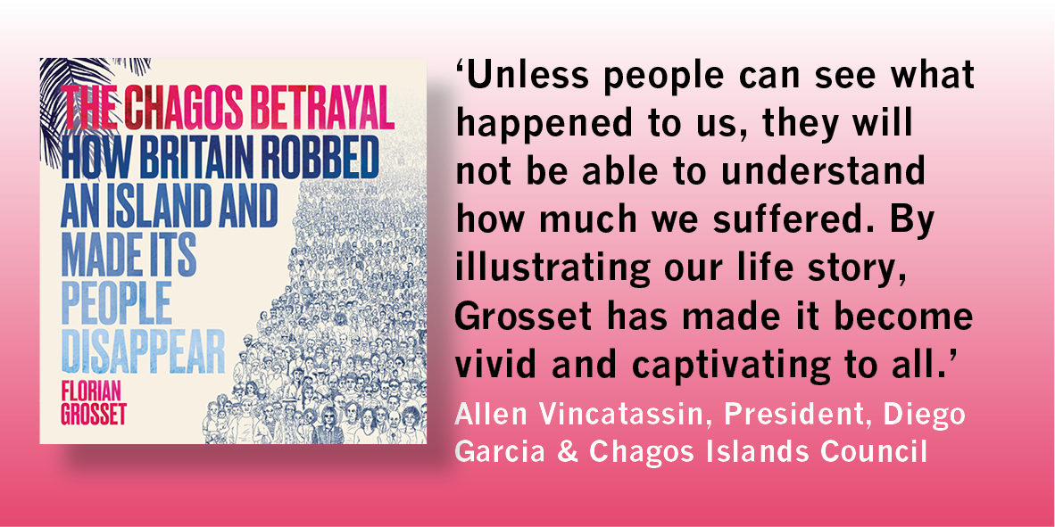 comicopera's tweet photo. And the #Chagossians view? Read @Flo19Gowithe #TheChagosBetrayal @MyriadEditions graphic novel account of the whole sorry history and the struggle for the #righttoreturn #justiceforchagos #letusreturn #chagosmyhome @ChagosUK @yandangael @Chagosisland https://t.co/zaJ5Ihiyog