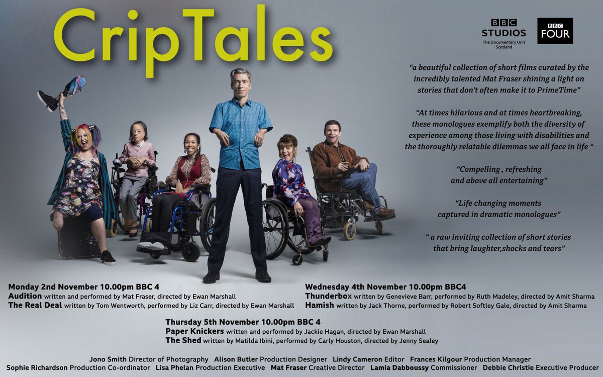 mat_fraser's tweet photo. #BAFTAS  So Proud of all who worked on CripTales. Good luck to all of us tonight &amp; remember, win or lose, we made TV history! https://t.co/hLRPwzhlPB