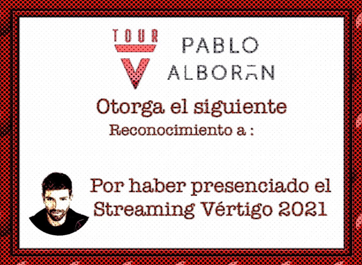 NoviasDeAlboran's tweet photo. Si tu acompañaste a @pabloalboran en #StreamingVertigo ponle tu nombre y comparte 🥰 https://t.co/yfU0Sz92vA
