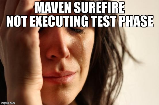 overflow_meme's tweet image. Maven Surefire not executing test phase stackoverflow.com/questions/4814… #mavensurefireplugin #maven #unittesting #java #groovy
