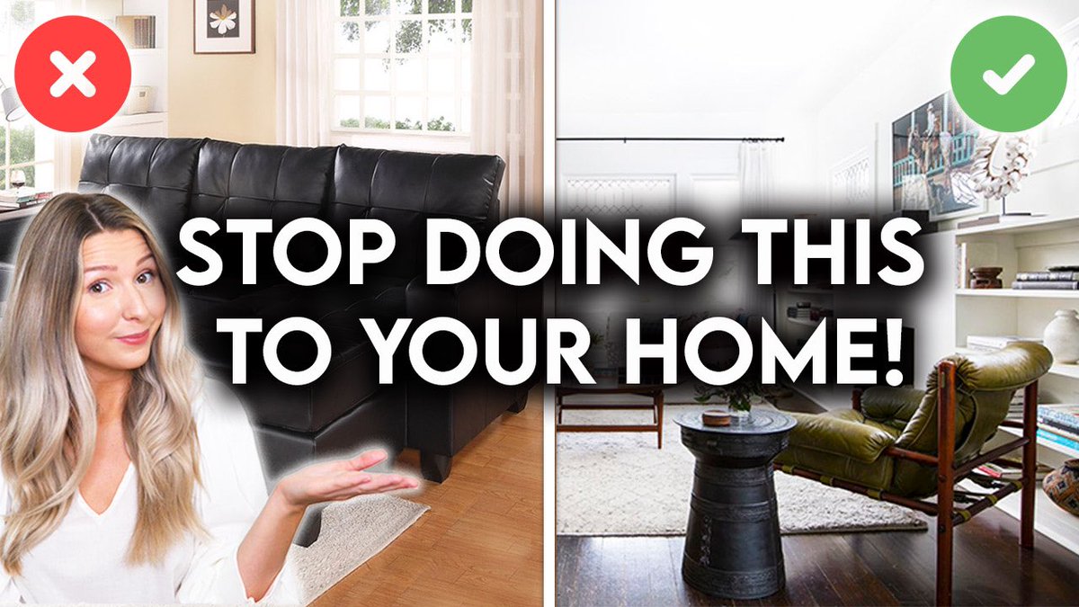 KristenMcgowann's tweet photo. Are you making these design mistakes in your home!? 🙅🏼‍♀️ https://t.co/XUlxRllxgO https://t.co/2anI8qkPGS