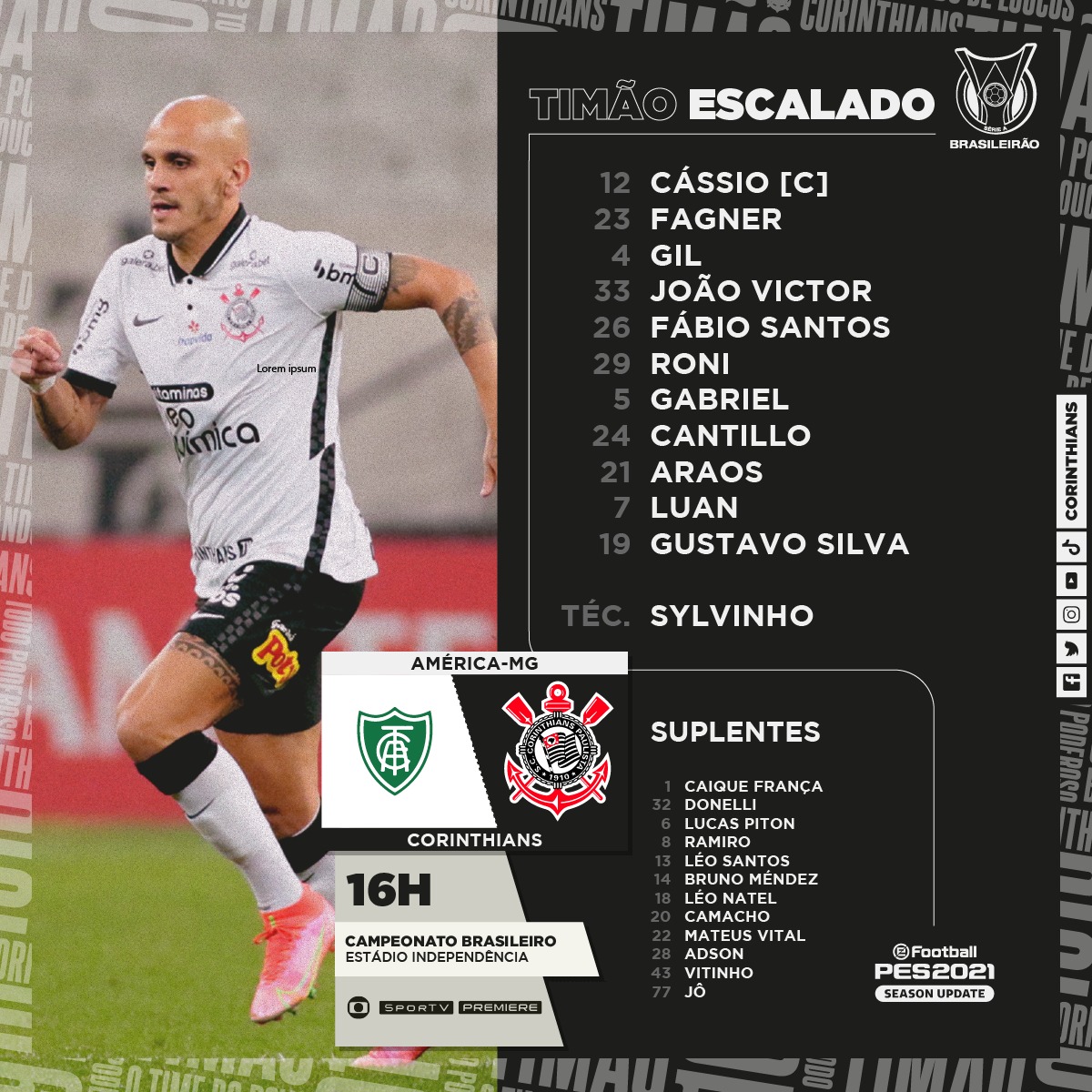 Corinthians Beat America Mg