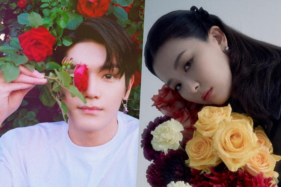 soompi's tweet photo. LISTEN: #NCT's Taeyong And #RedVelvet's Seulgi Release New Self-Composed Collab Track "Rose" https://t.co/z0JuriN9wp https://t.co/w2MwxjAWvp