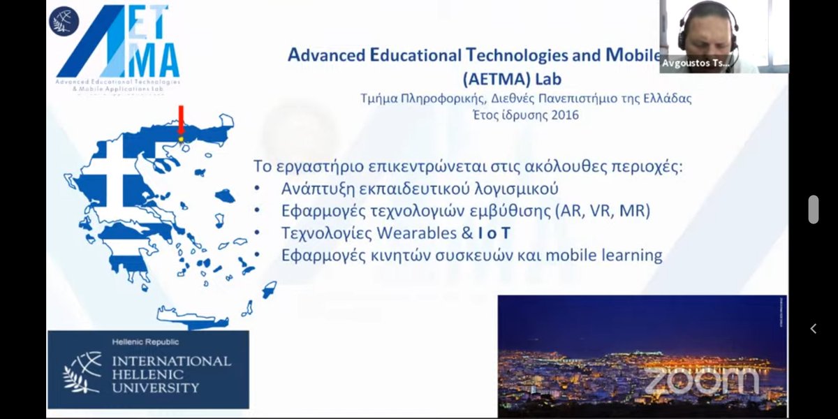 glascaris's tweet image. Webinar on #ArTutor Augmented Reality tool from the @AETMA_Lab. #AR 👏👏💯❗❗