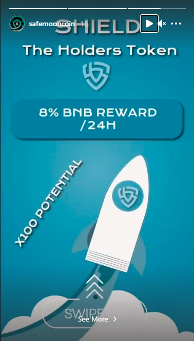 hodlcrypt101's tweet image. WOAHHHH!!!!! We are on the story of safemoon&apos;s IG!!!!!
instagram.com/safemooncoin/
@safemoon  @shieldtokenhq 
#shield #shieldarmy #shieldtoken