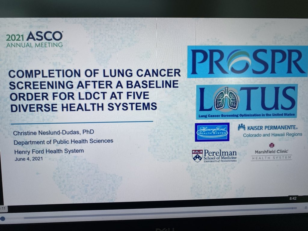 RogerKimMD's tweet image. Proud to be part of the @theNCI #lung #PROSPR #LOTUS team. Great work on this project assessing #lungcancer #screening completion after #LDCT order presented at @ASCO #ASCO21, Chris Neslund-Dudas @kate_rendle @AnilVachani @dpritzwoller and others! ascopubs.org/doi/abs/10.120…