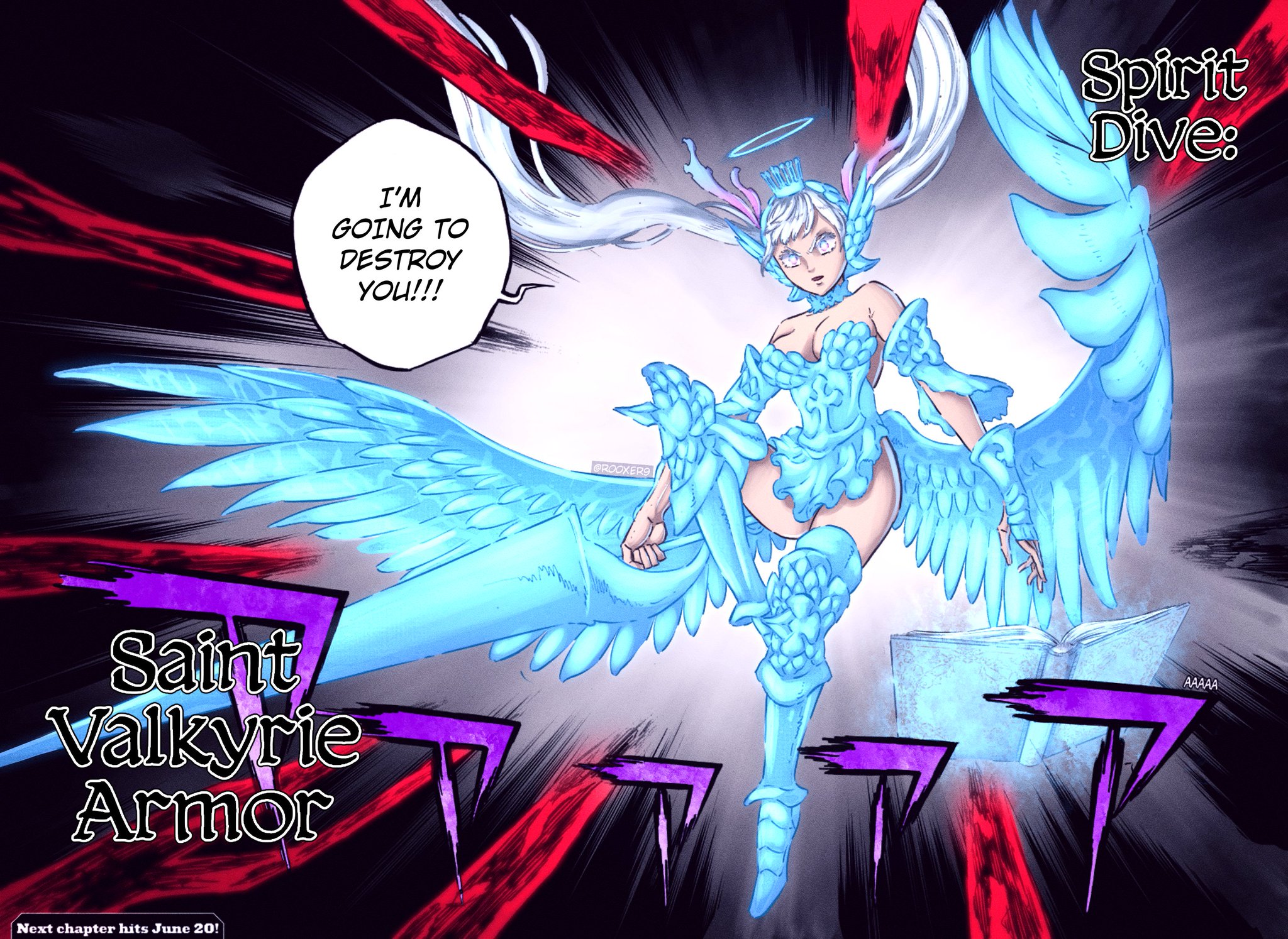 Rox 🌹 on Twitter "Noelle, Spirit Dive Saint Valkyrie Armor Manga