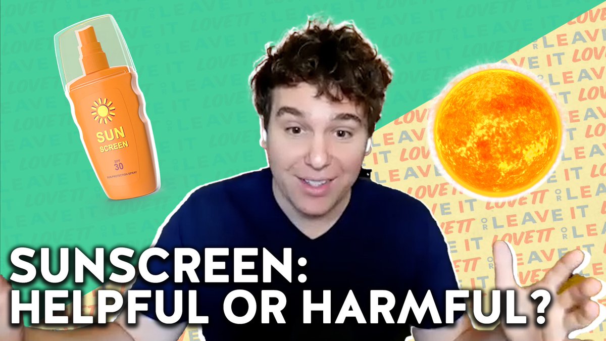 Is sunscreen actually beneficial?

Science writer <a href="/georgezaidan/">electrons and stuff ⚛︎</a> joins <a href="/jonlovett/">Jon Lovett</a> to talk sunscreen – what we know and what we don’t: youtu.be/GjyyLYZY-kk