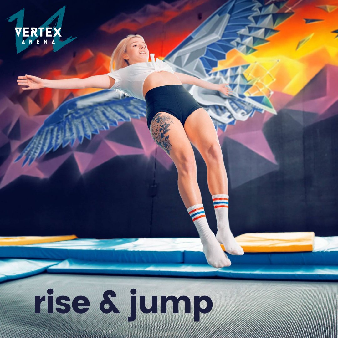 vertexarena's tweet photo. if you're going TO RISE you might as well JUMP https://t.co/H6hBYvifKJ