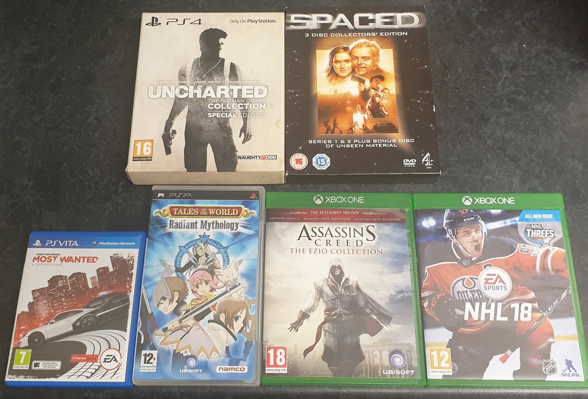 HowittSimon's tweet image. A quick trip to the local CEX (and Cash Converters) yesterday - am saving for the Norwich Gaming Market on 3rd July but couldn't resist these.  Even got a DVD as well, my first for ages (well it was only £2)
