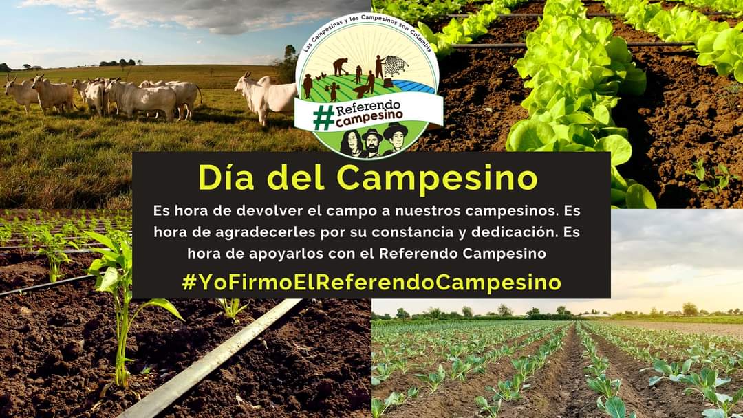 YoReferendo's tweet photo. En el #DíaDelCampesino, nuestro compromiso sigue para defender a quienes siempre son la #PrimeraLínea en tiempos de crisis. Las campesinas y campesinos de #Colombia no paran de trabajar.
#ProNuestrosCampesinos las y los invito a conocer más del 👇
https://t.co/maAZ0U2bKr https://t.co/JGsesIcW0Y