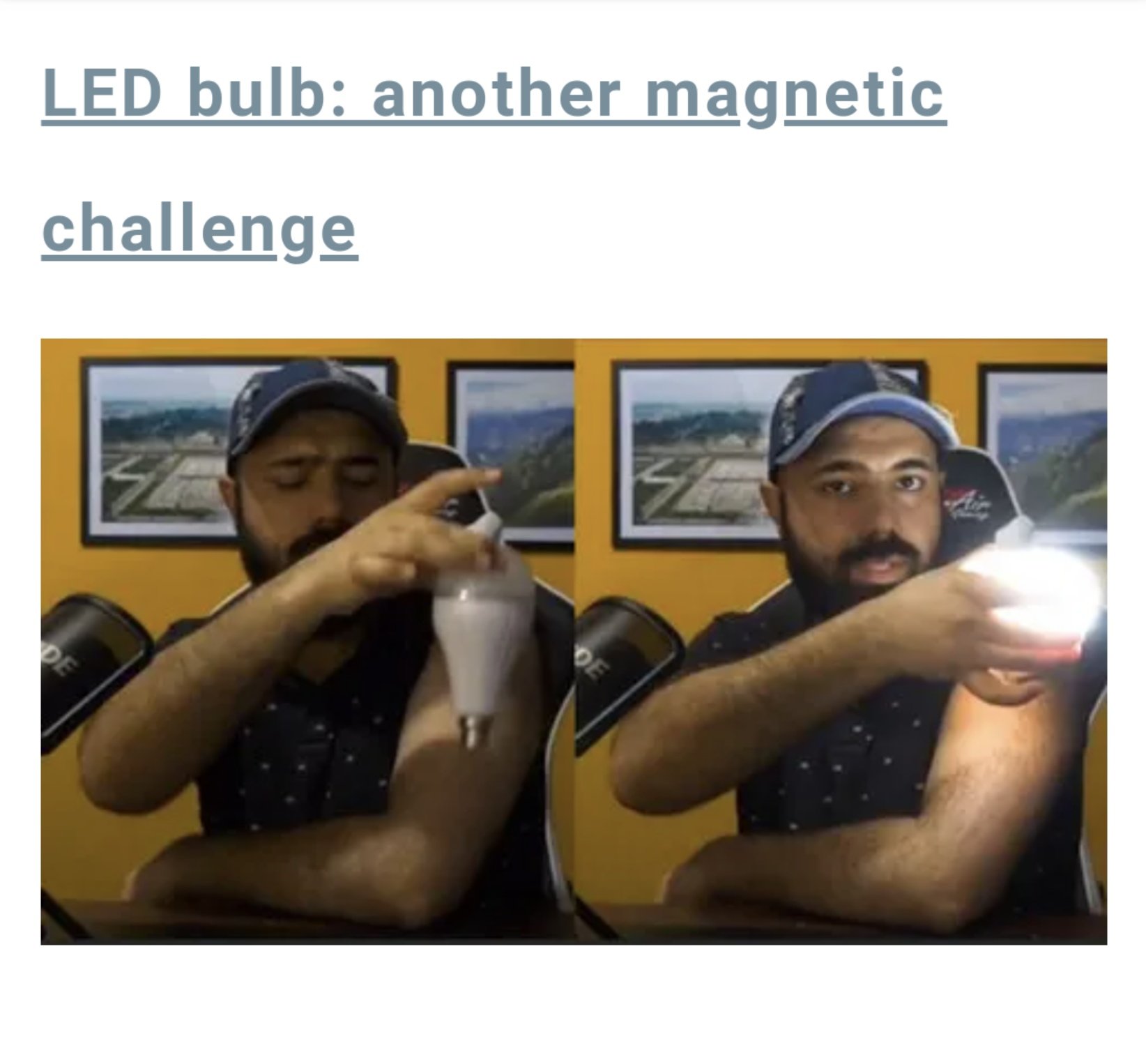 Sukuna Covid 19ワクチン接種後に磁石がくっつくという話を越えて 接種部位にled電球をくっつけると点灯するようになったという陰謀論を見つけて爆笑した T Co 2ksdbf7abj Twitter