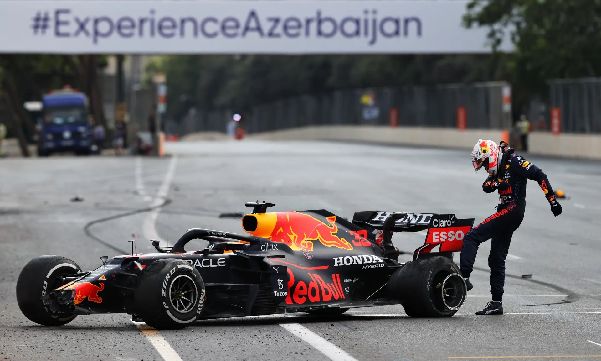 Max Verstappen in Baku