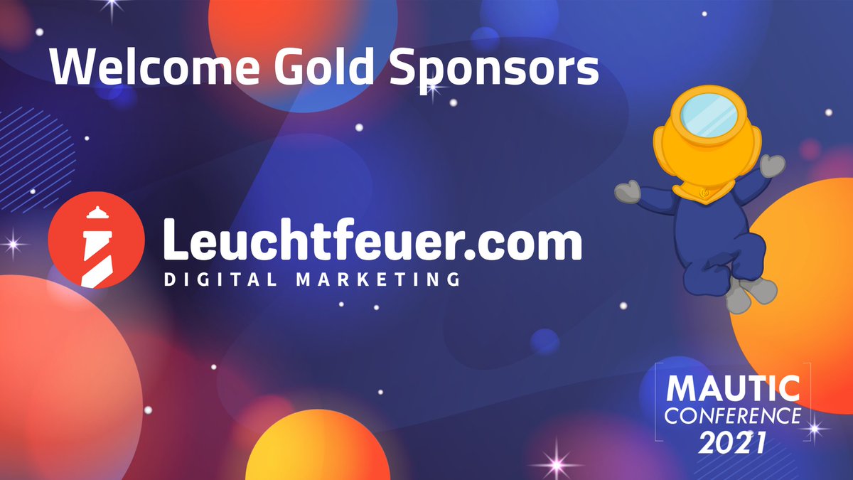 A big welcome to Mautic Conference Global Gold sponsors <a href="/Leuchtfeuer_com/">Leuchtfeuer Digital Marketing</a> !

Check out their session on Wednesday 16th June at 1200 UTC in Track 1:

"The slow death of cookies, and what it means for Mautic"

Not got your tickets? Get them here from $5:

👉  mauticon.mautic.org/register-mauti…